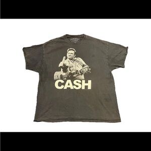 Jim Marshall Clothing Johnny Cash Vintage Graphic Tee Black Men’s Size XL